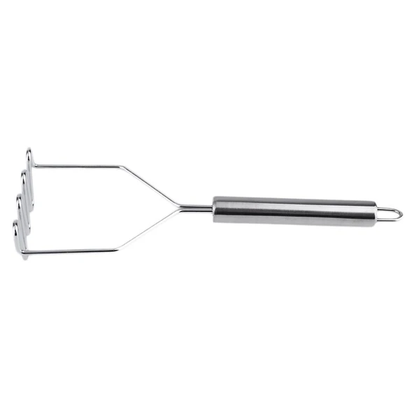 İnox Paslanmaz Metal Patates Ezici Püre Yapıcı 27 cm - 4