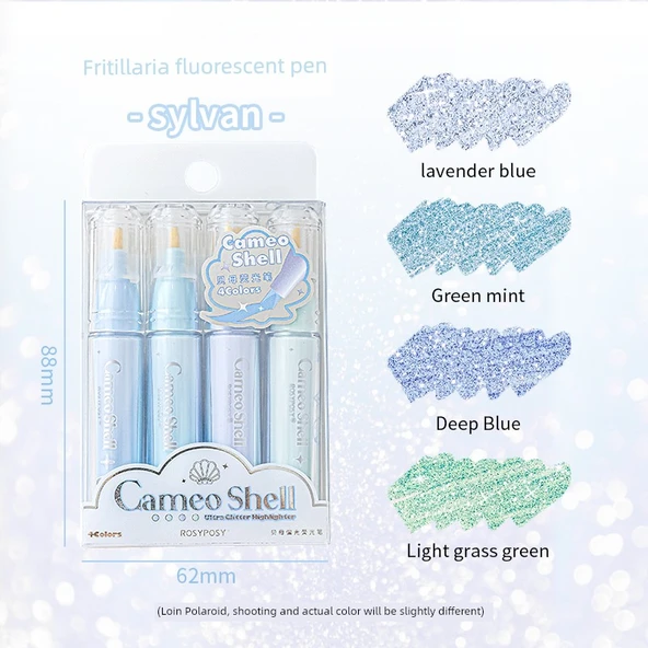 Fluoresan Kalem Seti - Sylvan-4 Renk - 1