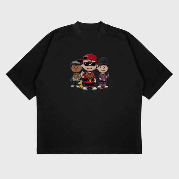 'Cartoon Hustle' UNİSEX T-SHIRT - Resim 2