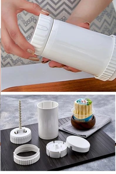 Pratik Tost Yağlama Aparatı -Tereyağı Saklama Ölçme Yayma Ve Kesme Aparatı - 4