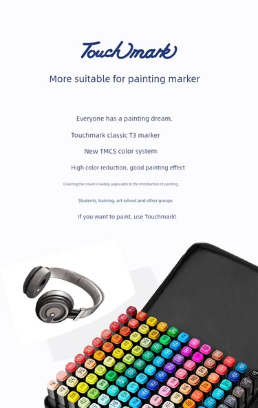 Tam Renk Seti 168 Renkli İkili Kalem Çantası İkili Uçlu Marker Seti - 8 Hediye - 7