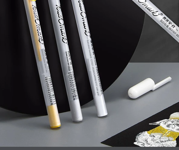 Beyaz Vurgulayıcı Kalem 5 Paket - 8