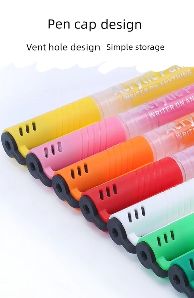 Akrilik Marker Kalem Seti - 18 Renk - 11