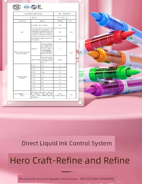 Peynir Paketi Aslan Akrilik Marker Kalem Seti - 36 Renk - Akıllı Mürekkep Kontrol - Büyük Kapasite - Resim 8