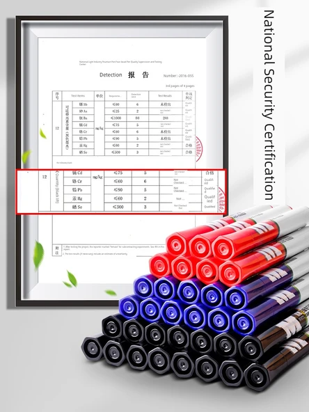 Silinebilir Beyaz Tahta Kalemi - Kırmızı 10 + Silgi - 4