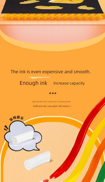 Akrilik Marker Kalem Seti - 100 Üçgen Çubuk - 36 Renk Kutulu - 12