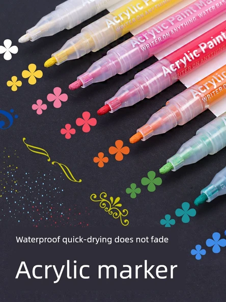 Akrilik Marker Kalem Seti - 18 Renk - 2