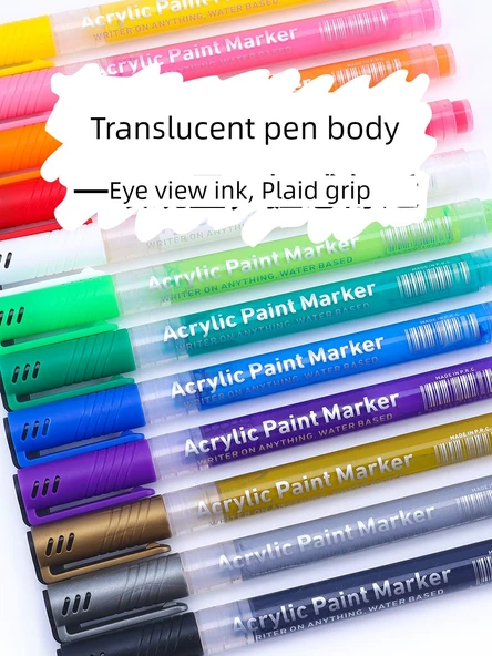 Akrilik Marker Kalem Seti - 18 Renk - 3