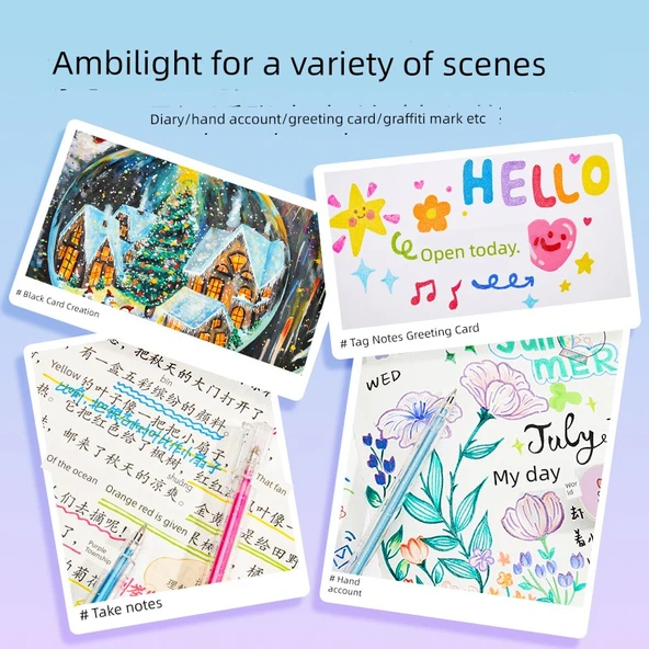 48 Renk Flash Jel Kalem - 1.0mm - Resim 3