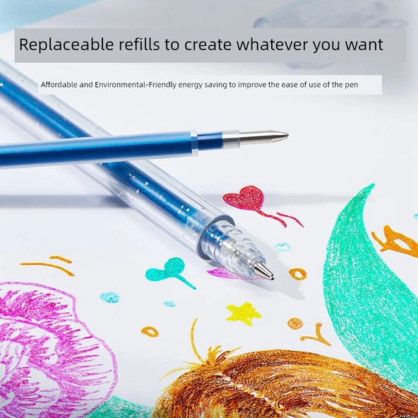 48 Renk Flash Jel Kalem - 1.0mm - Resim 5