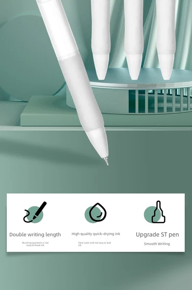 Hızlı Kuruyan Yumuşak Uçlu Fırça Kalemi 20'li Paket - 0.5mm - 9