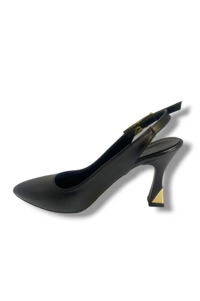 C-Shoes J800-25 Arkası Açık İnce Topuk Kadın Stiletto - 6