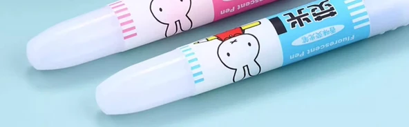 Fluoresan Kalem Seti - 3 Mor - 10