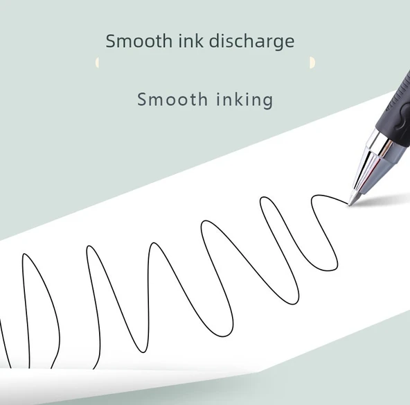 Jel Kalem - 6 Siyah Kalem + 20 Siyah Yedek - 12