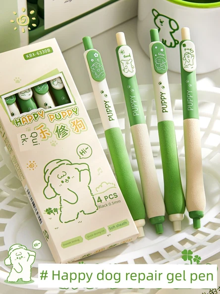 Press Jel Kalem - [Gül Rüyası + Amerikan Tarzı Kupa] 2 Kutuda 8'li Paket - 3