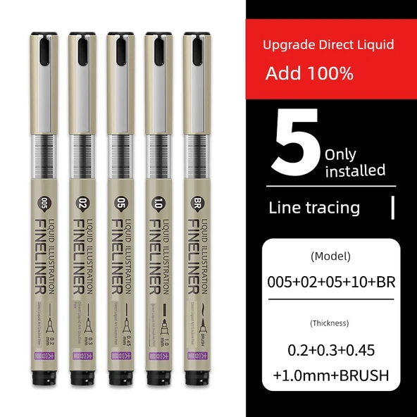 Sanat Kalemi - Çizgi İzleme - 5 Paket