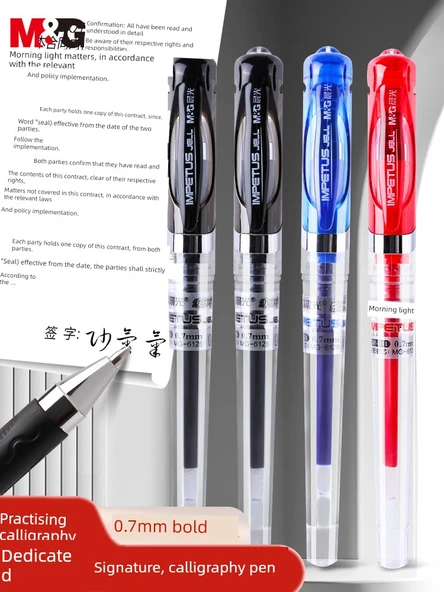 Jel Kalem - 6 Siyah Kalem + 20 Siyah Yedek - 2