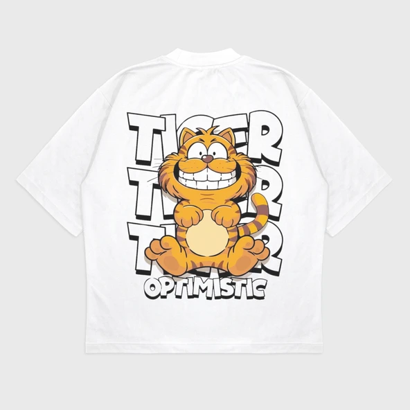"Tiger Optimistic" UNİSEX T-SHIRT