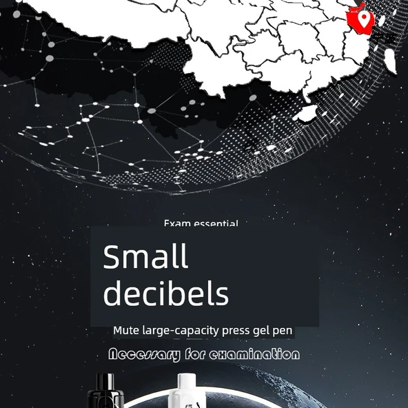Jel Kalem - 3 Kalem - 0.5mm Hızlı Kuruyan - 8