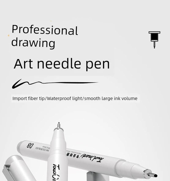 İğne Kalem - Morandi Renk 0.5mm 4'lü Paket - 9