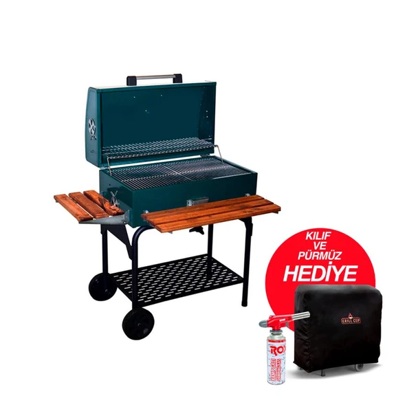 Grill Cup GC-075 Kömürlü Mangal   Yeşil ürün görseli 1