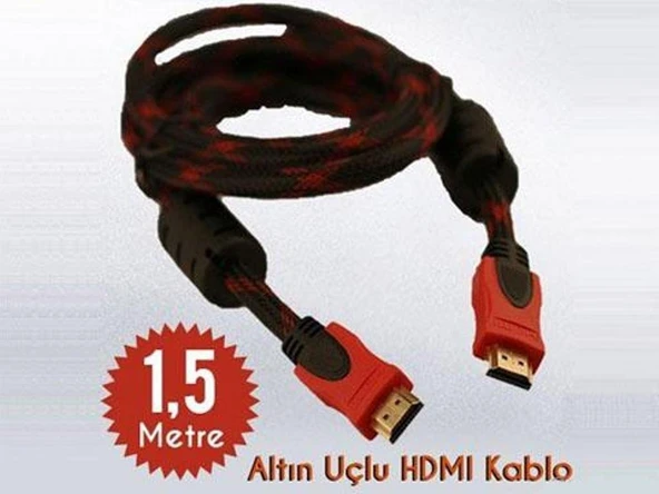 HDMI Kablo Altın Uçlu (1,5 Metre) - 2