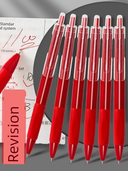 Hızlı Kuruyan Küçük Kırmızı Kalem - 3 Kutu/15 Adet + 40 Yedek Uç - 2