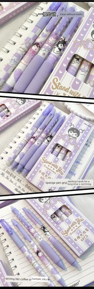 Silinebilir Jel Kalem 0.5mm - Panda Siyah - 11