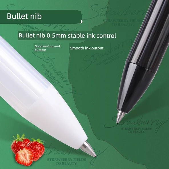 Jel Kalem - Çilek Duoduo - 0.5mm - 2 Adet - 3
