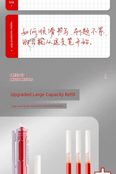Hızlı Kuruyan Kalem - 10 Yedek Uç - 0.5mm - 12