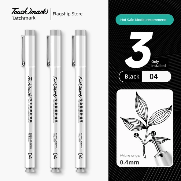 İğne Kalem - 0.4mm - 04 Renk