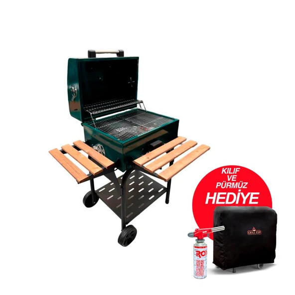 Grill Cup GC-050 Kömürlü Mangal  Yeşil ürün görseli 1