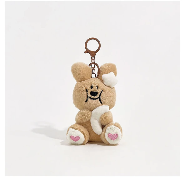 Sevimli Koala Ayıcık Peluş Anahtarlık - Beyaz Kayısı - 8