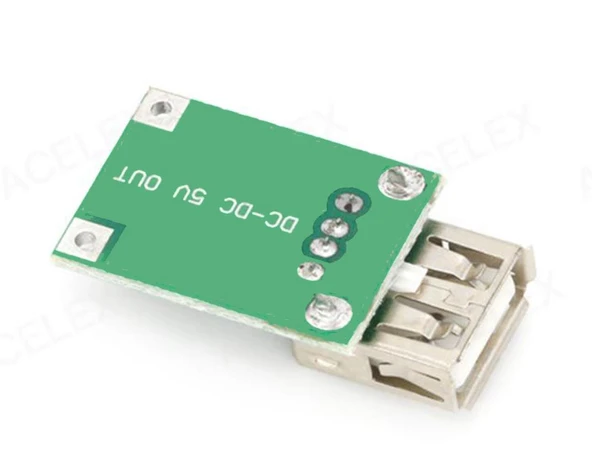 DC 5V 1200 mA USB Çıkışı Voltaj Yükseltici Regülatör Kartı - Step Up - 5 Adet - Resim 4