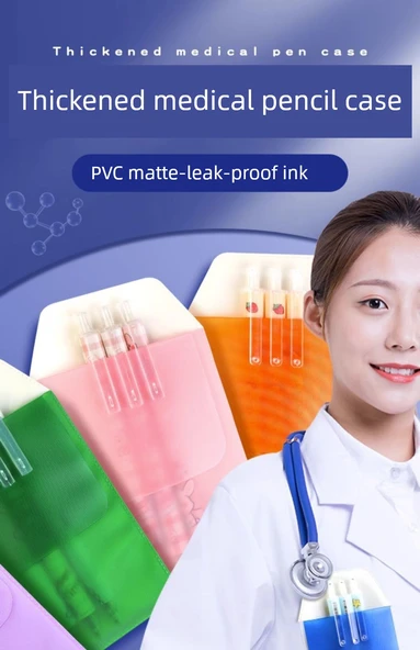 Sızdırmaz Mürekkep Kalem Kılıfı - Pembe - 5 Paket - 7