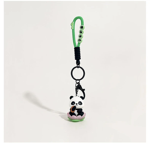 Işıklı Lotus Panda Anahtarlık - Lotus Tilkisi - 10