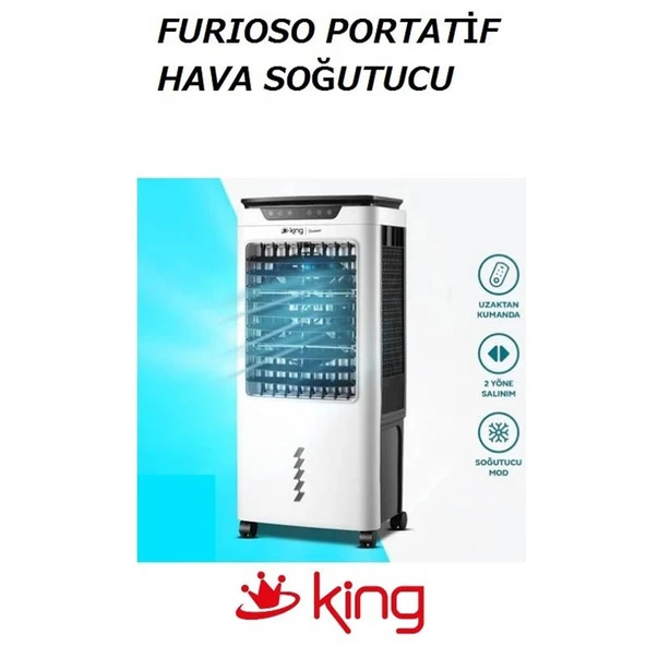 King KPS6102 Furioso Portatif Hava Soğutucu - Resim 2