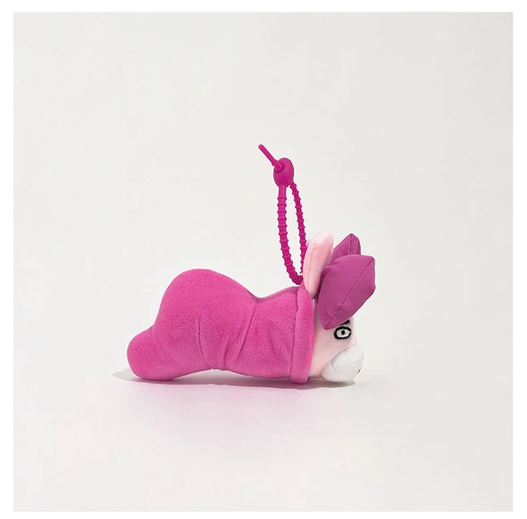Yeşil Ayı Peluş Bebek Çanta Süsü Anahtarlık - Kristal Düğüm - 12