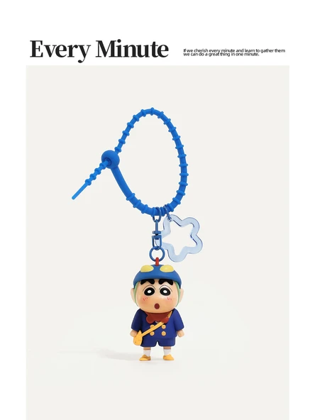 Eminute Crayon Shin-chan Anahtarlık - Cos Superman - 4