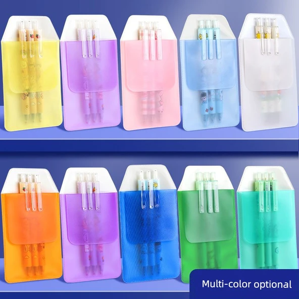Sızdırmaz Mürekkep Kalem Kılıfı - Pembe - 5 Paket