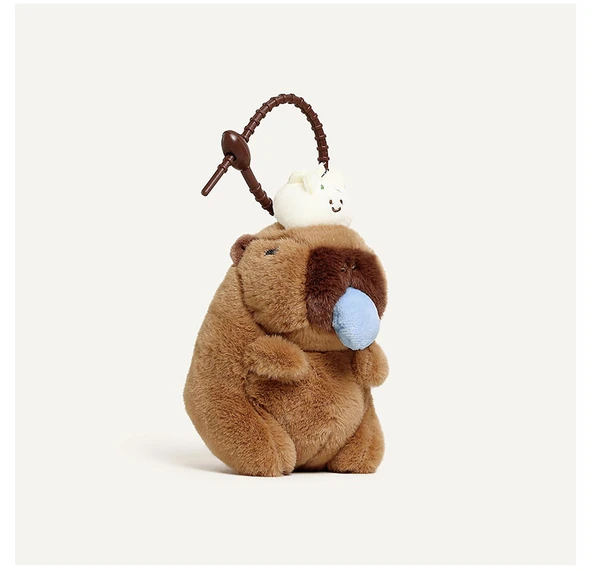 Yumuşak Denizaltı Peluş Anahtarlık - Obur Poğaçalar - 8