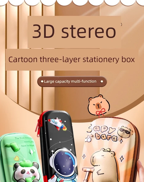 3D Çizgi Film Kalemlik - Panda - 7