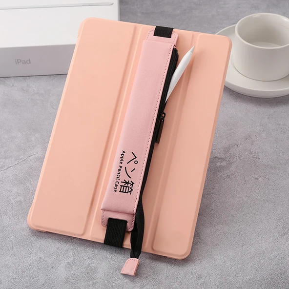 Apple Kalemi Kılıfı - Bej - Ayı Desenli - 4