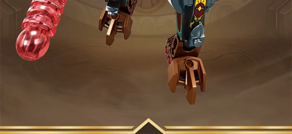 Efsanevi Yarı Mekanik Mecha-Guan Yu Yapı Bloğu Modeli - 664 Parça - 11