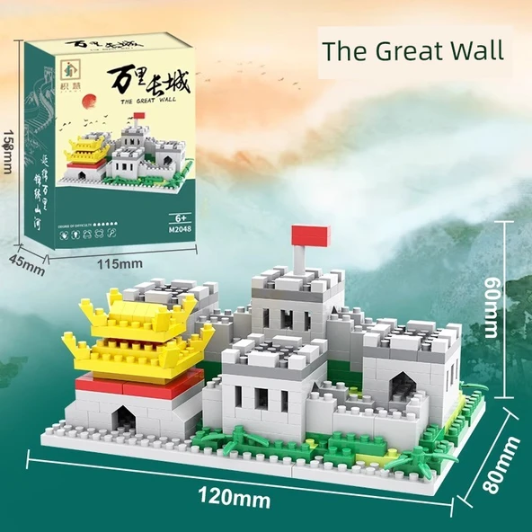 3D Yapboz Yapı Blokları - Büyük Çin Seddi