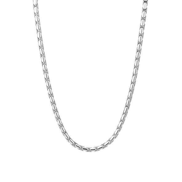 Şifreli Bambudan Zincir Kolye - 2.5mm - 55cm