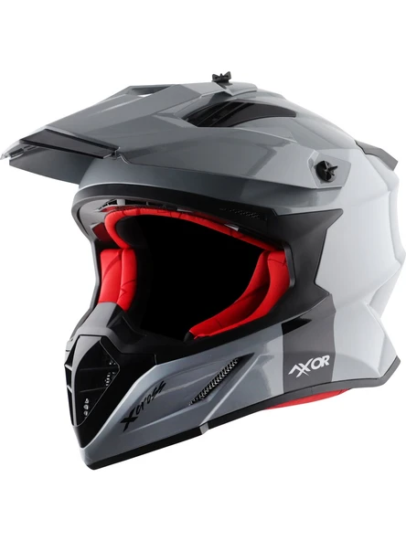 AXOR VİZÖRSÜZ X-CROSS SC KASK GRİ - 2
