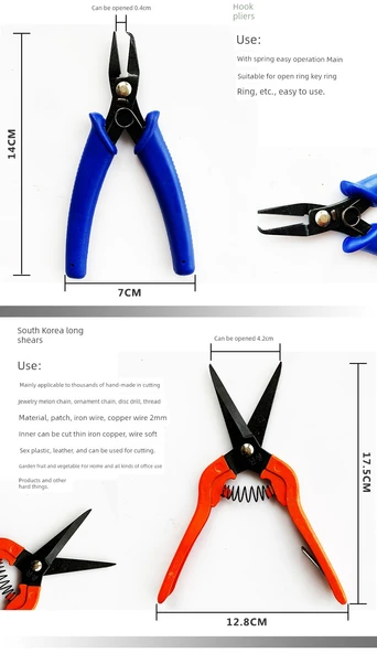 DIY Takı Yapım Pense Seti - Delik Açma Pense - 11