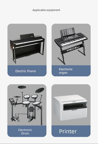 OTG Elektronik Klavye Mobil Telefon Bağlantı Kablosu - Siyah Dirsek - Type-C Dişi - USB-B Erkek - Resim 8