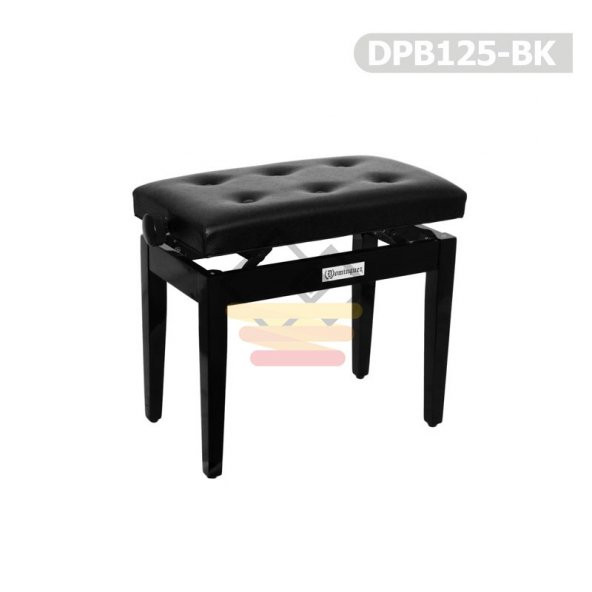 Piyano Aksesuar Koltuk Tabure Dominguez Ayarlı Siyah DPB125-BK - 5